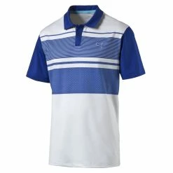 Puma Junior Patternblock Golf Polo Shirt