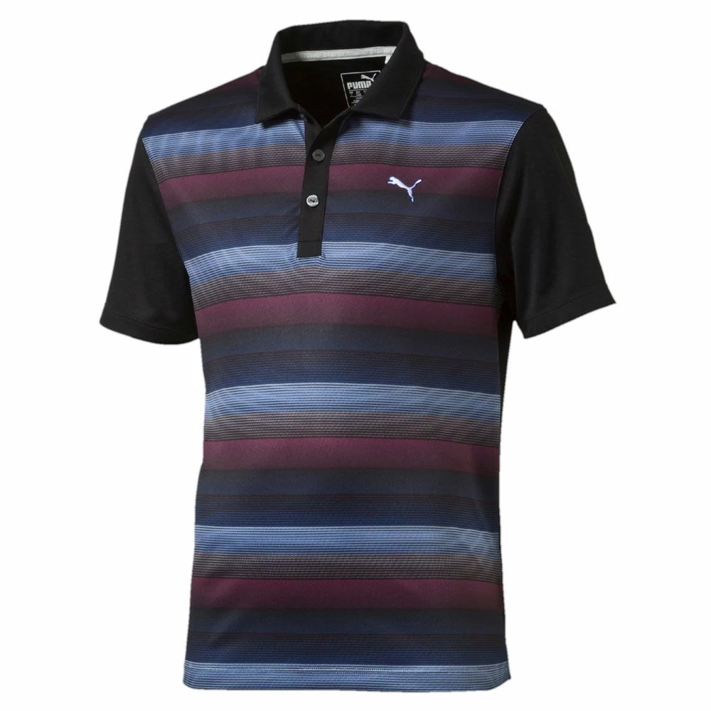 Puma Junior Road Map Performance Golf Polo Shirt 1 Puma Junior Road Map Performance Golf Polo Shirt