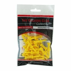The Golfers Club Yellow Step Plastic Tees 25mm