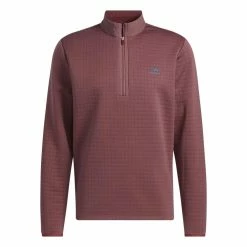 Adidas DWR 1/4 Zip Golf Pullover -Golf Equipment Sales Store adidas 2022 dwr quarter zip golf pullover quiet crimson hm8283 6