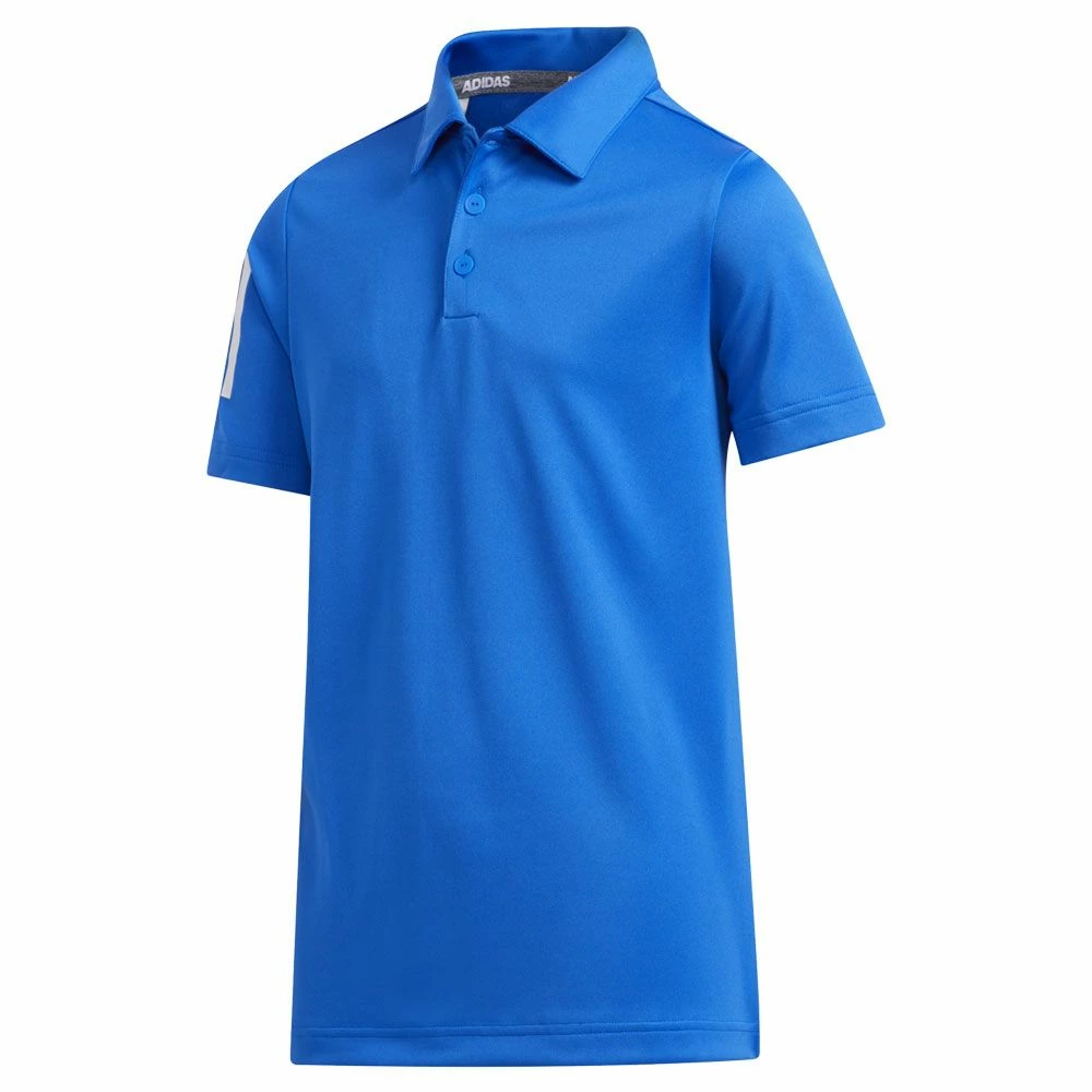 Adidas 3-Stripe Junior Golf Polo Shirt 2 Adidas 3-Stripe Junior Golf Polo Shirt - Image 2