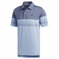 Adidas Ultimate Gradient Block Stripe LC Golf Polo Shirt