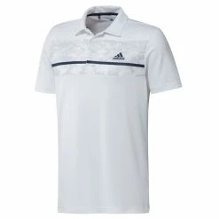 Adidas Chest Print Golf Polo Shirt