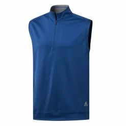 Adidas Classic Club 1/4 Zip Golf Vest -Golf Equipment Sales Store adidas classic club qt zip golf vest dq2216 3