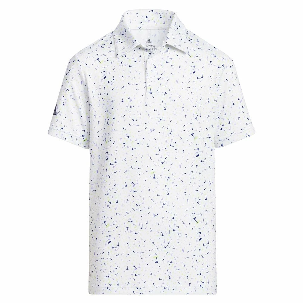Adidas Flag Print Junior Golf Polo Shirt 2 Adidas Flag Print Junior Golf Polo Shirt - Image 2