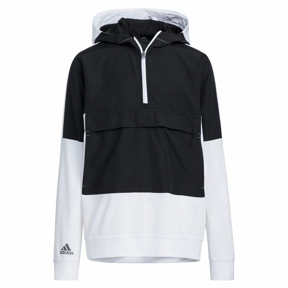 Adidas Junior Golf Pullover Parka 1 Adidas Junior Golf Pullover Parka