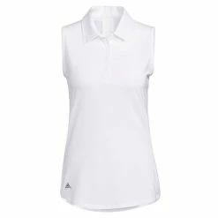 Adidas Ultimate365 Solid Sleeveless Ladies Polo Shirt