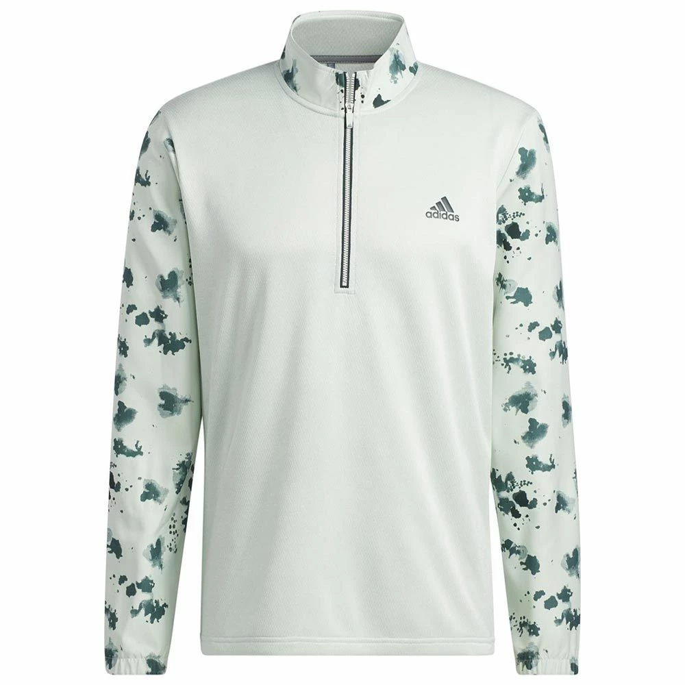 Adidas Splatter Print 1/4 Zip Golf Pullover 1 Adidas Splatter Print 1/4 Zip Golf Pullover