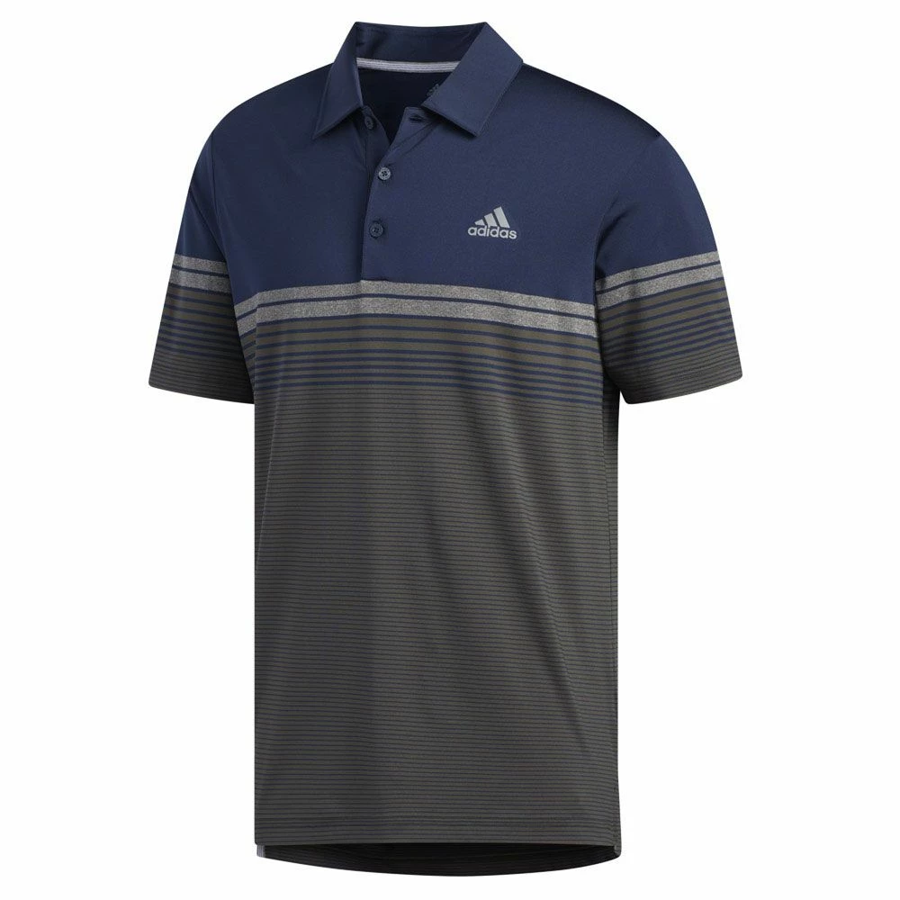Adidas Ultimate Gradient Block Stripe LC Golf Polo Shirt 2 Adidas Ultimate Gradient Block Stripe LC Golf Polo Shirt - Image 2
