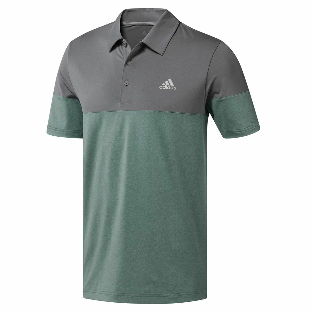 Adidas Ultimate365 Heather Blocked LC Golf Polo Shirt 2 Adidas Ultimate365 Heather Blocked LC Golf Polo Shirt - Image 2