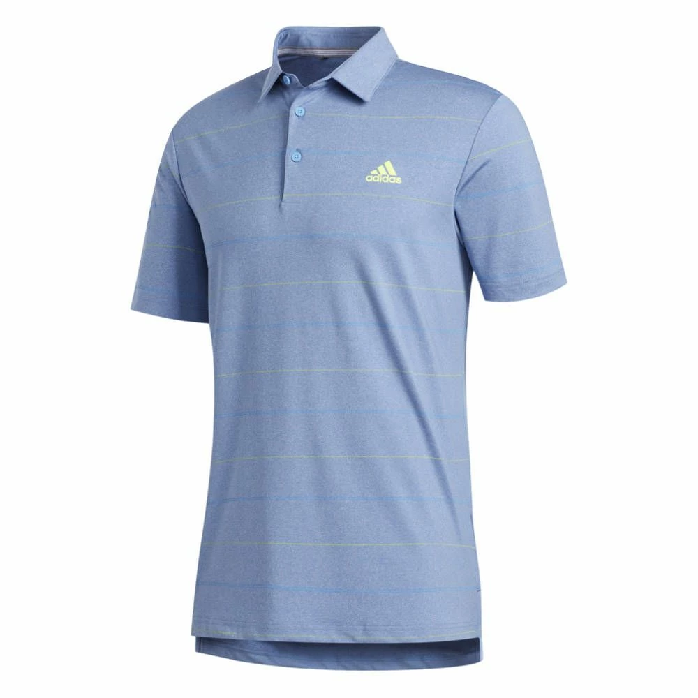 Adidas Ultimate365 Heather Stripe Golf Polo Shirt 1 Adidas Ultimate365 Heather Stripe Golf Polo Shirt