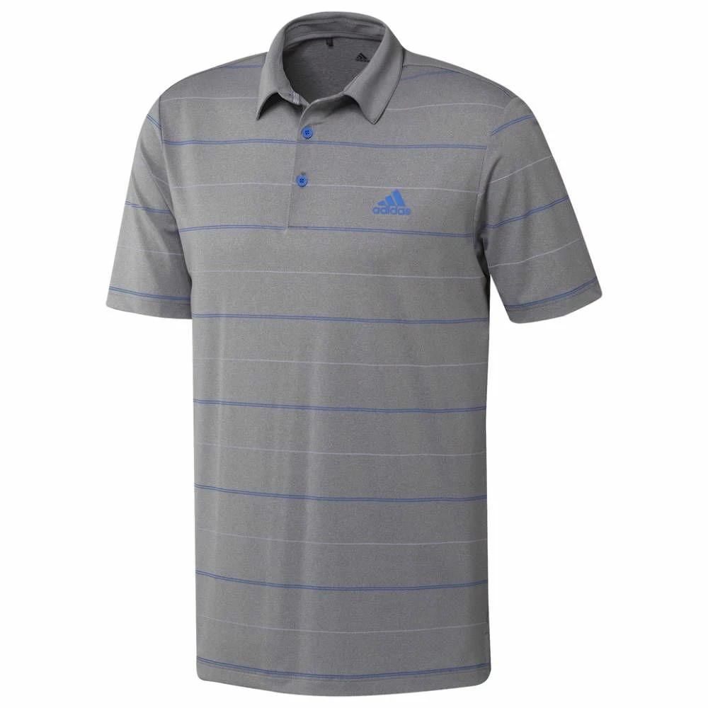 Adidas Ultimate365 Heather Stripe Golf Polo Shirt 3 Adidas Ultimate365 Heather Stripe Golf Polo Shirt - Image 3