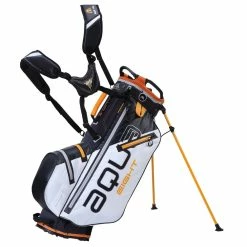 Big Max Aqua Eight Golf Stand Bag -Golf Equipment Sales Store big max aqua eight stand bag white black orange