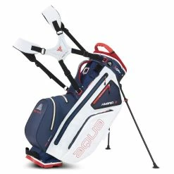 Big Max Aqua Hybrid 3 Golf Stand Bag 6 Big Max Aqua Hybrid 3 Golf Stand Bag -Golf Equipment Sales Store big max aqua hybrid 3 golf stand bag navy white red