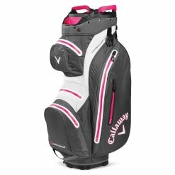 Callaway Hyper Dry Golf Cart Bag 11 Callaway Hyper Dry Golf Cart Bag -Golf Equipment Sales Store callaway 2020 hyper dry golf cart bag charcoal white pink