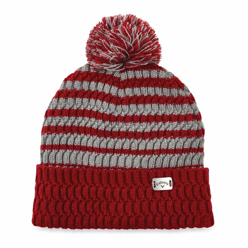 Callaway Pom Pom Winter Golf Beanie Hat 3 Callaway Pom Pom Winter Golf Beanie Hat - Image 3