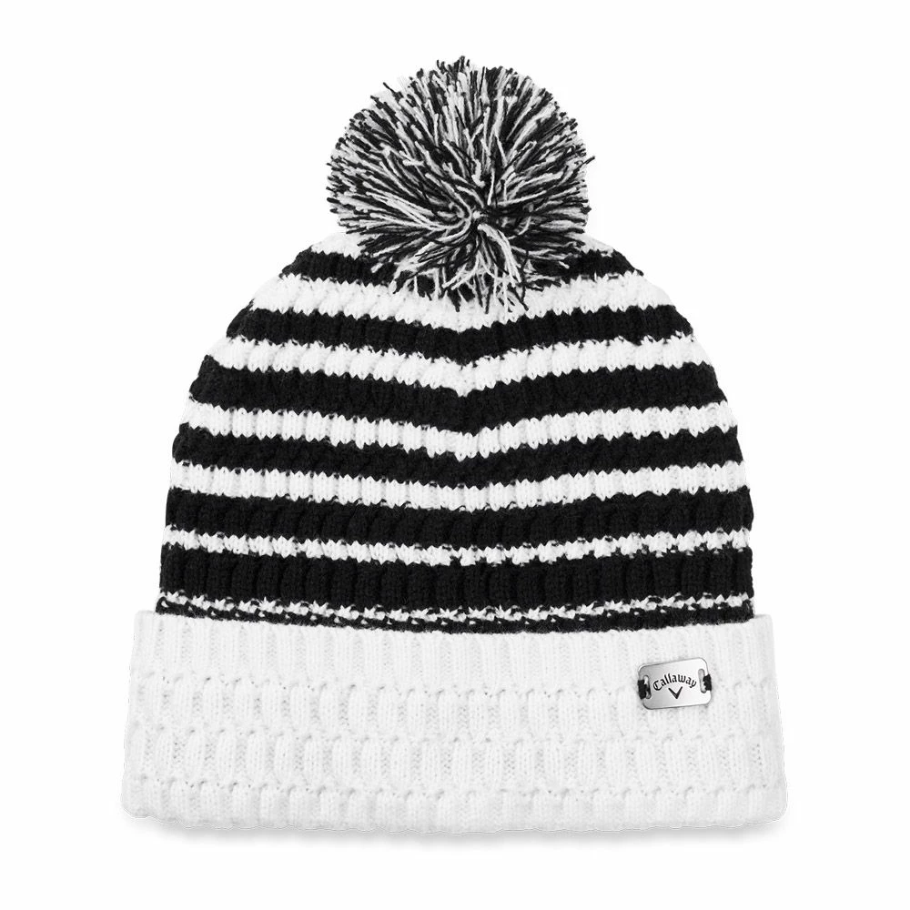 Callaway Pom Pom Winter Golf Beanie Hat 2 Callaway Pom Pom Winter Golf Beanie Hat - Image 2