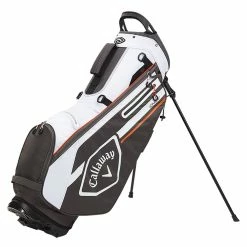 Callaway Chev Golf Stand Bag -Golf Equipment Sales Store callaway 2022 chev stand bag charcoal white orange