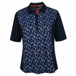 Callaway Half Sleeve Hummingbird Print Ladies Golf Polo