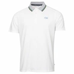 Calvin Klein Monterey Golf Polo Shirt -Golf Equipment Sales Store calvin klein monterey golf polo shirt ckms22535 wht oceb