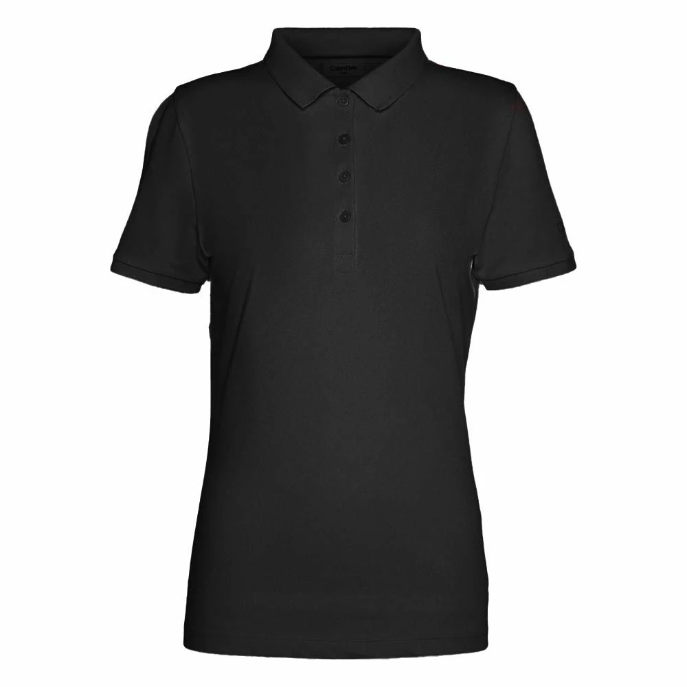 Calvin Klein Performance Pique Ladies Golf Polo Shirt 2 Calvin Klein Performance Pique Ladies Golf Polo Shirt - Image 2
