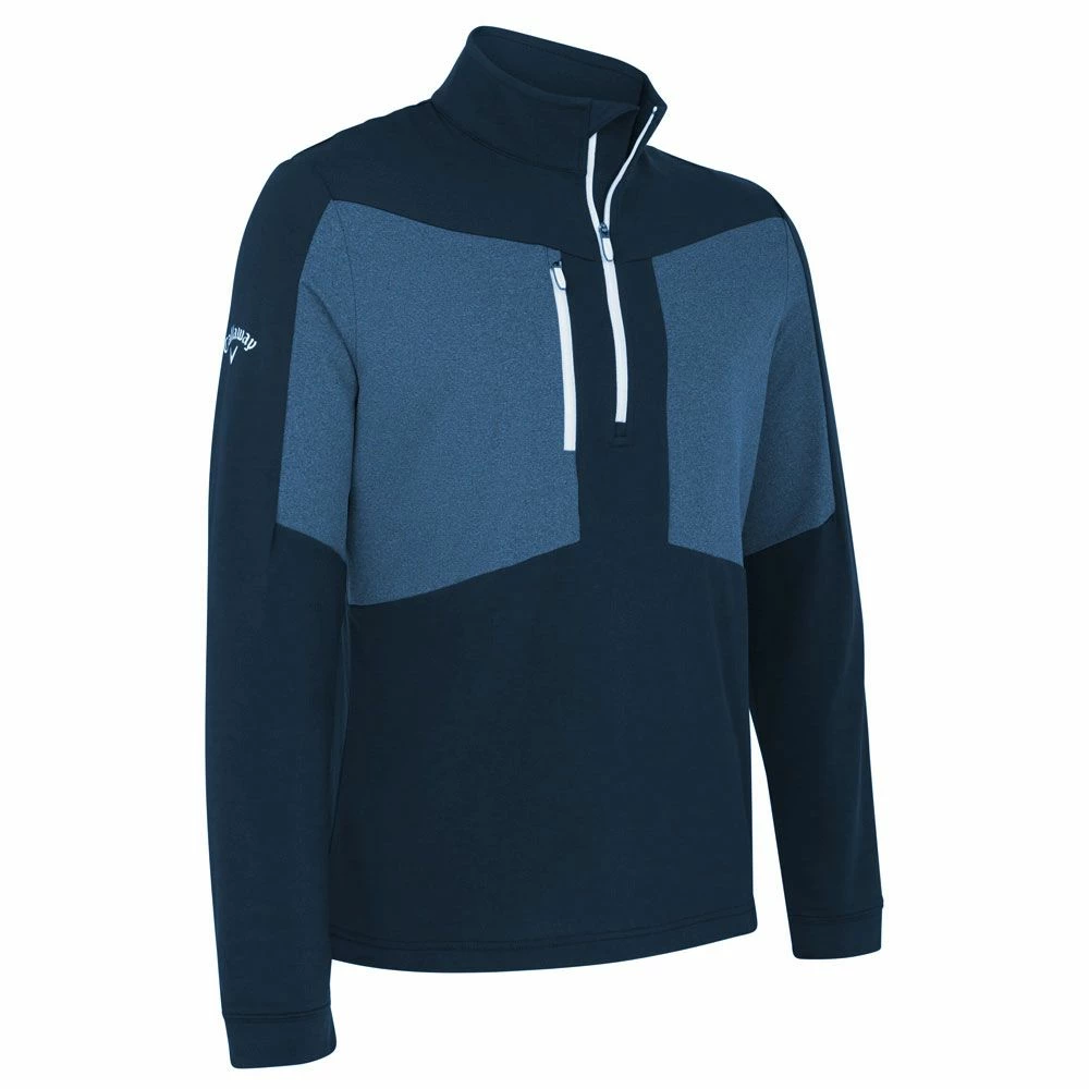 Callaway Aquapel 1/2 Zip Mixed Media Golf Pullover 4 Callaway Aquapel 1/2 Zip Mixed Media Golf Pullover - Image 4