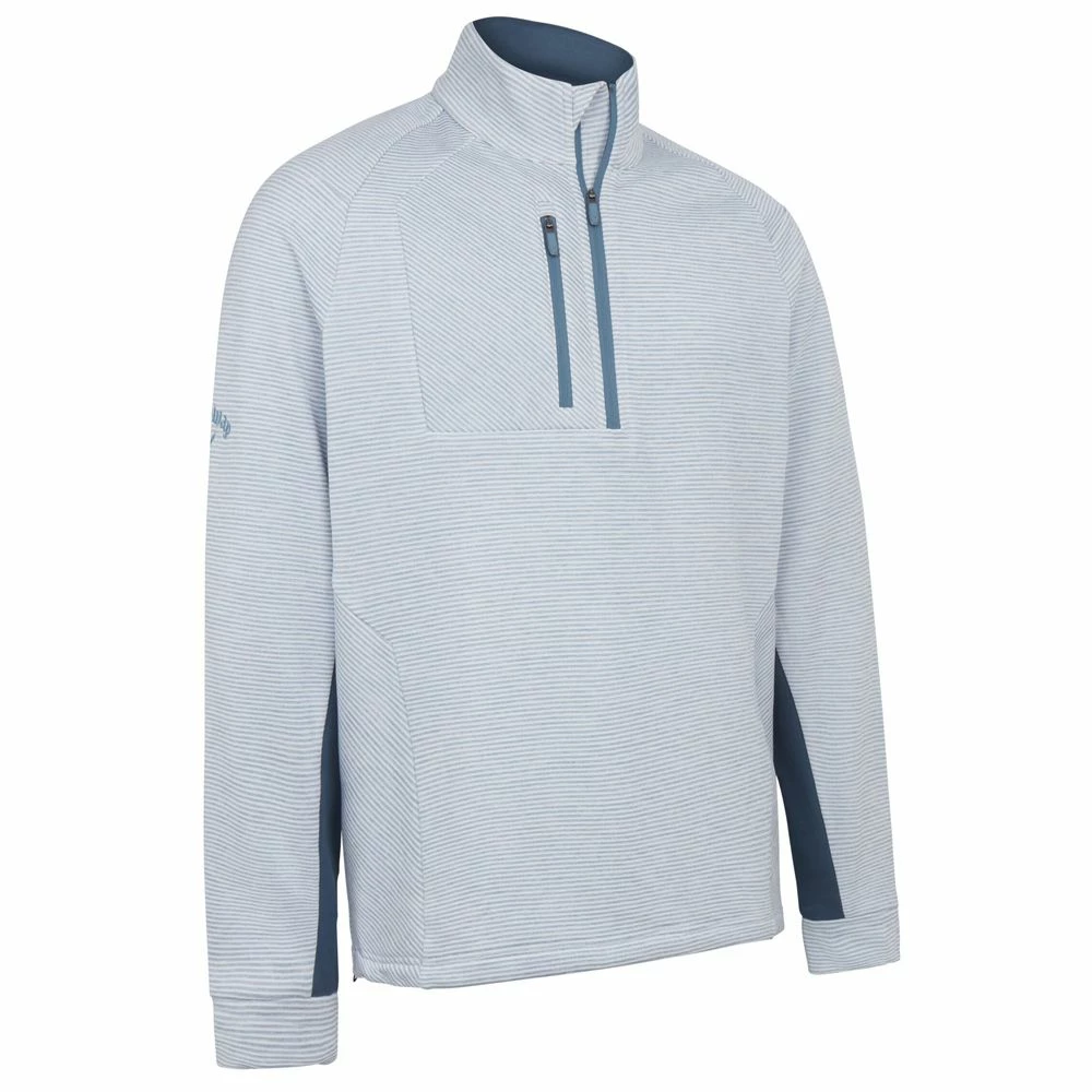 Callaway Heather Stripe Fleece Back Golf Pullover 4 Callaway Heather Stripe Fleece Back Golf Pullover - Image 4