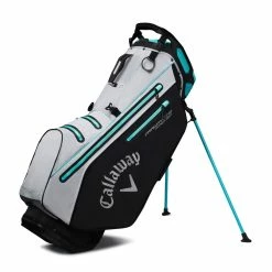 Callaway Fairway 14 Hyper Dry Golf Stand Bag 15 Callaway Fairway 14 Hyper Dry Golf Stand Bag -Golf Equipment Sales Store fairway hd slv blk grn hero