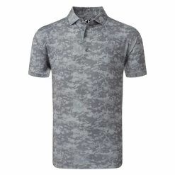 FootJoy Cloud Camo Lisle Golf Polo Shirt -Golf Equipment Sales Store footjoy cloud camo lisle golf polo shirt 80006