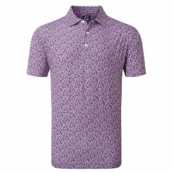 FootJoy Confetti Print Pique Golf Polo Shirt