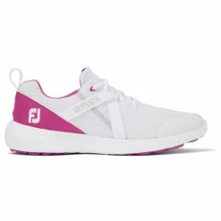 FootJoy Flex Ladies Golf Shoes -Golf Equipment Sales Store footjoy flex ladies golf shoes 95726 right white laces