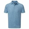 FootJoy Granite Print Lisle Golf Polo Shirt