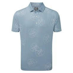 FootJoy Jungle Leaf Pique Golf Polo Shirt