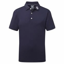 FootJoy Junior Stretch Pique Golf Polo Shirt 9 FootJoy Junior Stretch Pique Golf Polo Shirt -Golf Equipment Sales Store footjoy junior stretch pique solid golf polo shirt 92746