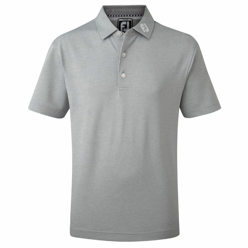 FootJoy Junior Stretch Pique Golf Polo Shirt 3 FootJoy Junior Stretch Pique Golf Polo Shirt - Image 3