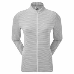 FootJoy Ladies Lightweight Tonal Stripe Midlayer Golf Jacket