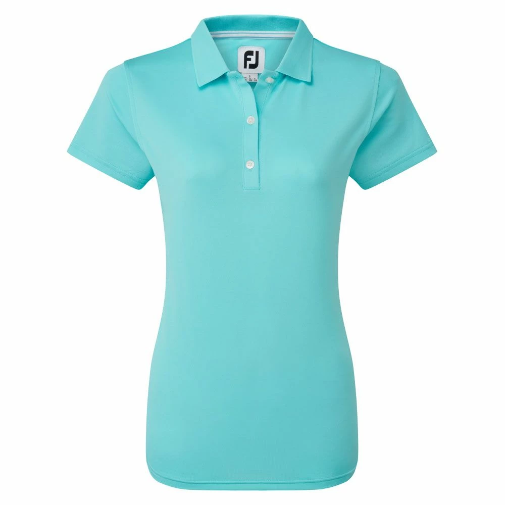 FootJoy Ladies Stretch Pique Solid Golf Polo Shirt 1 FootJoy Ladies Stretch Pique Solid Golf Polo Shirt