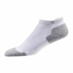 FootJoy TechSof Tour Roll Tab Ladies Golf Socks 5 FootJoy TechSof Tour Roll Tab Ladies Golf Socks -Golf Equipment Sales Store footjoy techsof tour roll tab golf socks 19148 white grey
