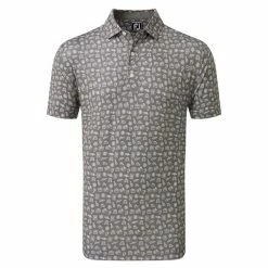 FootJoy Travel Print Lisle Golf Polo Shirt