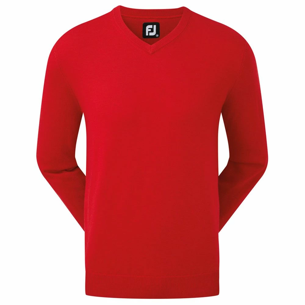FootJoy Wool Blend V-Neck Golf Pullover 4 FootJoy Wool Blend V-Neck Golf Pullover - Image 4