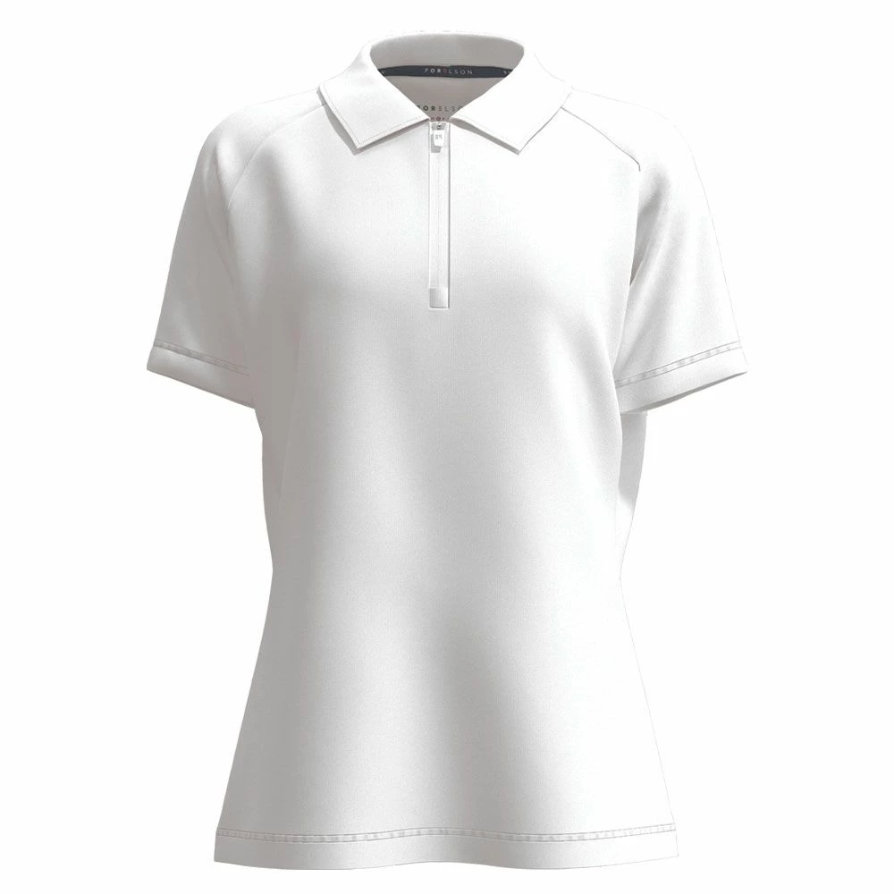 Forelson Blockley Ladies Zip Golf Polo Shirt 2 Forelson Blockley Ladies Zip Golf Polo Shirt - Image 2