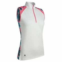 Glenmuir Ladies Heidi Sleeveless Golf Polo Shirt -Golf Equipment Sales Store glenmuir ladies heidi sleeveless golf polo shirt lsp2662hei 1054
