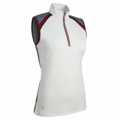 Glenmuir Ladies Heidi Sleeveless Golf Polo Shirt -Golf Equipment Sales Store glenmuir ladies heidi sleeveless golf polo shirt lsp2662hei 1057