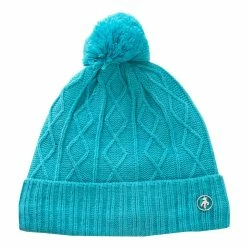Green Lamb Imogen Fleece Lined Ladies Cable Beanie Hat -Golf Equipment Sales Store green lamb imogen fleece lined ladies cable beanie hat ag22956 scu