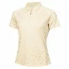 Green Lamb Katlynne Silver Foil Ladies Golf Polo Shirt