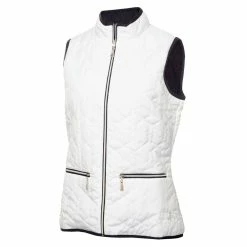 Green Lamb Kelly Reversible Ladies Golf Gilet -Golf Equipment Sales Store green lamb kelly reversible ladies golf gilet sg22933 wht nvy 1