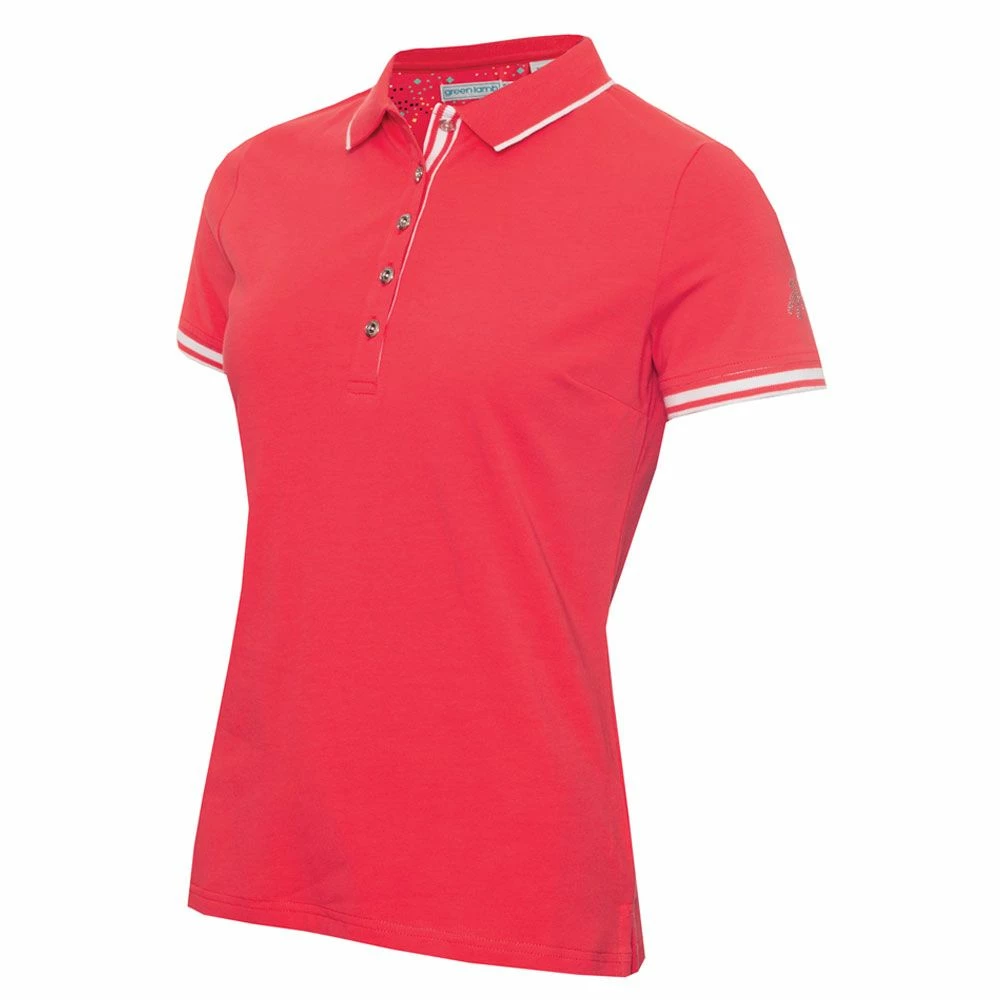 Green Lamb Ladies Ella Club Golf Polo Shirt 2 Green Lamb Ladies Ella Club Golf Polo Shirt - Image 2