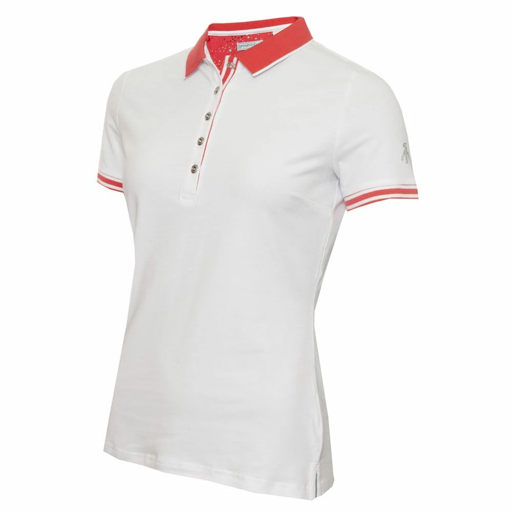 Green Lamb Ladies Ella Club Golf Polo Shirt 3 Green Lamb Ladies Ella Club Golf Polo Shirt - Image 3