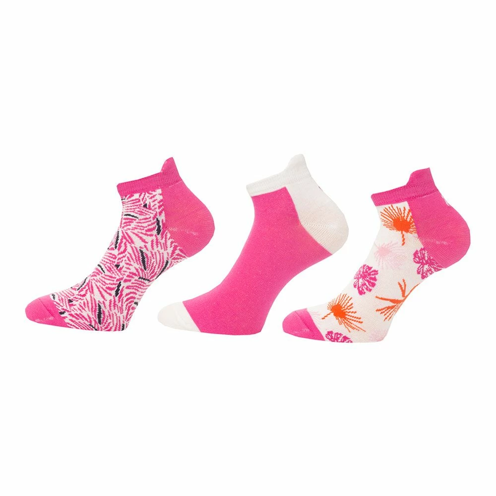 Green Lamb Ladies Patterned Golf Socks (3 Pack) 2 Green Lamb Ladies Patterned Golf Socks (3 Pack) - Image 2