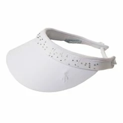Green Lamb Madeline Diamante Coil Ladies Golf Visor -Golf Equipment Sales Store green lamb madeline diamante coil ladies golf visor sg23980 wh